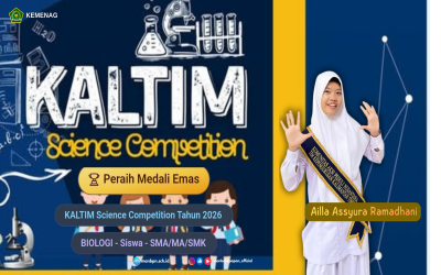 Siswa MAN Balikpapan Sabet Medali Emas Biologi di Kaltim Science Competition 2026