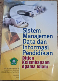 Image of Sistem Manajemen Data dan Informasi Pendidikan  Ditjen Kelembagaan Agama Islam
