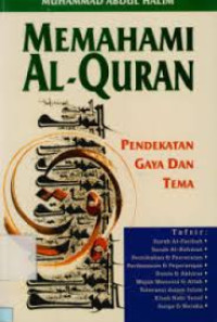 Image of Memahami Al-Quran Pendekatan Gaya dan Tema