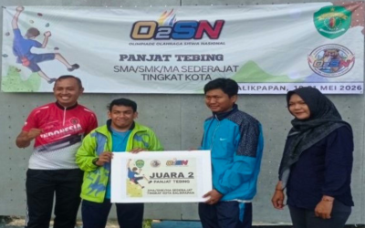 MAN Balikpapan Raih Perak Panjat Tebing O2SN Tingkat Kota